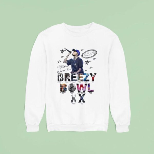 Chris Brown Breezy Bowl Xx Tour Signature Sweatshirt