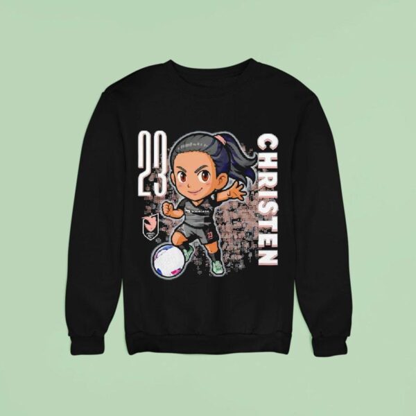 Christen Press Angel City Fc Soccer Chibi Sweatshirt