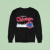 City Skyline Greatings From Chicago Cubs Sweatshirt