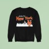 City Skyline Greatings From New York Mets Sweatshirt