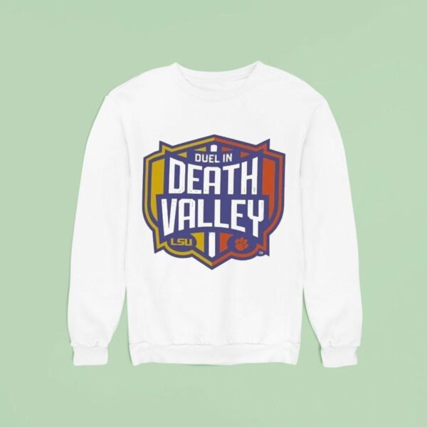 Clemson Tigers Vs Lsu Tigers Champion Duel In Death Valley Sweatshirt