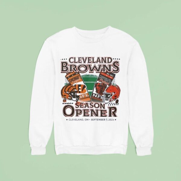 Cleveland Browns Vs Cincinnati Bengals Season Opener Nfl Sweatshirt