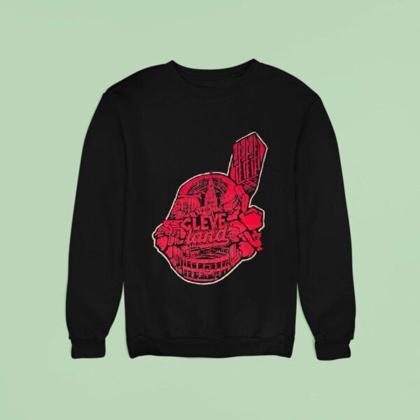 Cleveland Guardians With Stadium Vintage T Shirs Sweatshirt