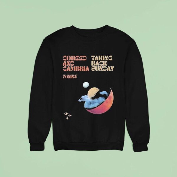 Coheed And Cambria Taking Back Sunday With Foxing Summer Tour Dates Sweatshirt