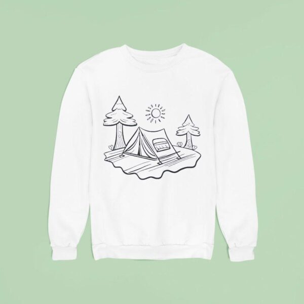 Coloring For A Camp New Sweatshirt