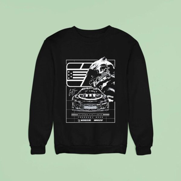 Connor Zilisch Cup Series Announcement Trackhouse Nascar Redbull Sweatshirt