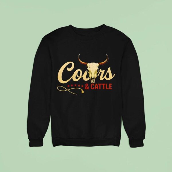 Coor And Cattles Rodeo Western Cowboy Sweatshirt