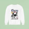 Coors Golden Colorado Horses Since Banque Sweatshirt
