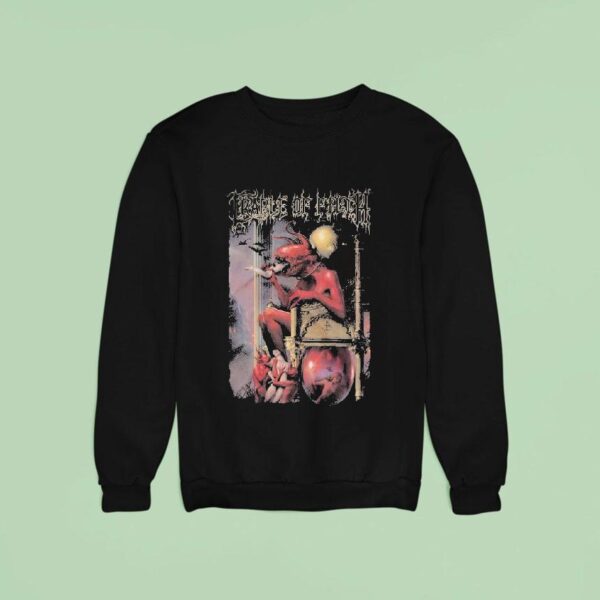 Cradle Of Filth Existence Is Futile Close Up Sweatshirt