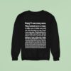 Crazy I Was Crazy Once They Locked Me In A Room Sweatshirt