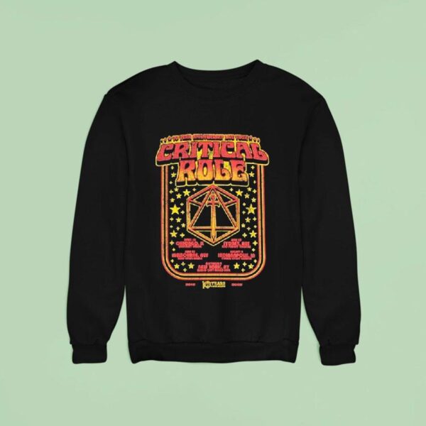 Critical Role Year Anniversary Live Tour Sweatshirt