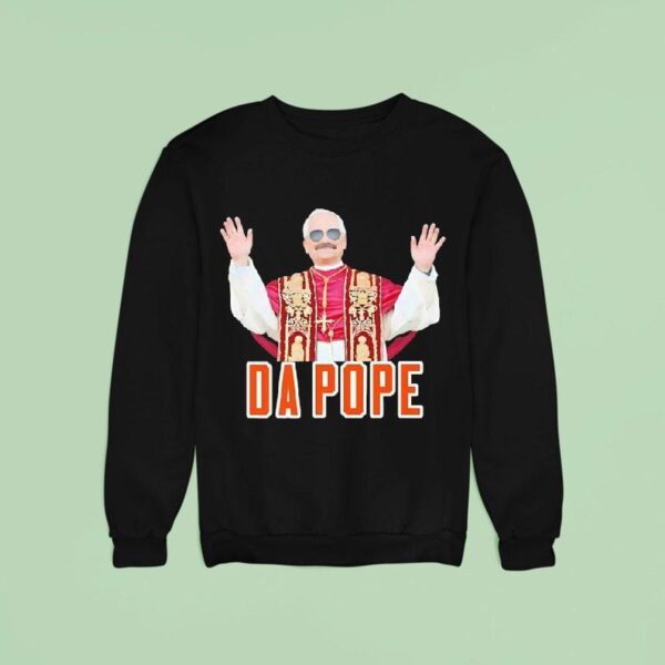 Da Pope With Sunglass And Mustache Sweatshirt