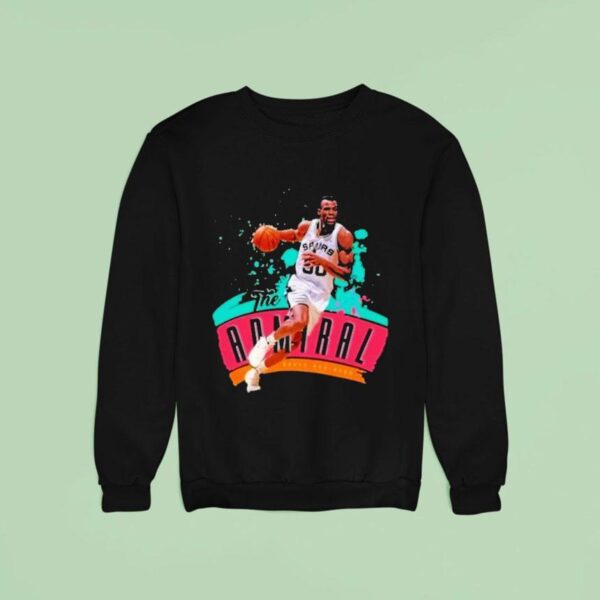 David Robinson Caricature Basketball Sweatshirt