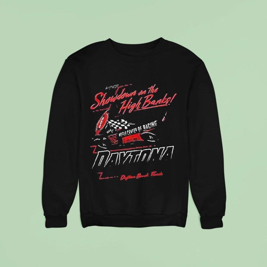 Daytona Coke Showdown On The High Banks Zero Sugar Ghost Car Sweatshirt Daytona Coke Showdown On The High Banks Zero Sugar Ghost Car Sweatshirt