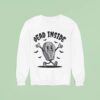 Dead Inside A Coffin Surrounded By Bats Sweatshirt
