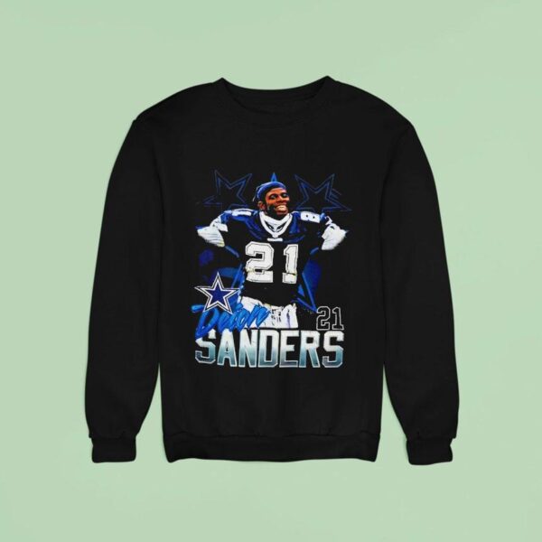 Deion Sanders Dallas Cowboys Star Struck Sweatshirt