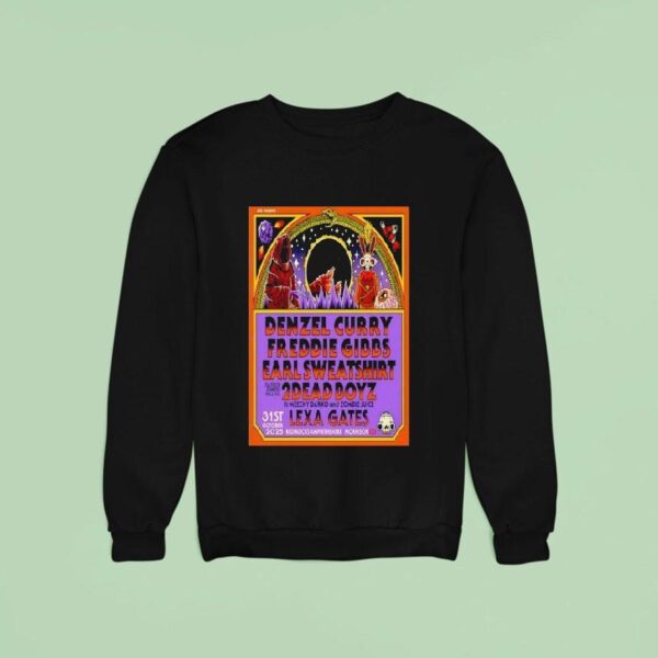 Denzel Curry Oct Red Rocks Amphitheatre Morrison Sweatshirt