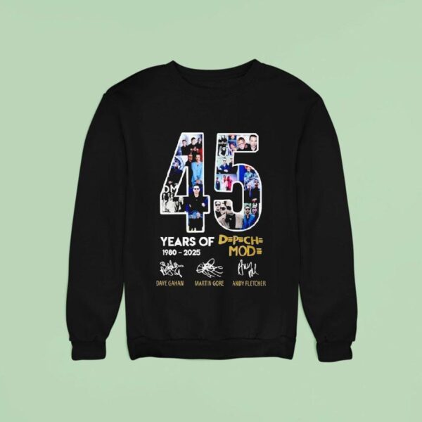 Depeche Mode Years Signatures Sweatshirt