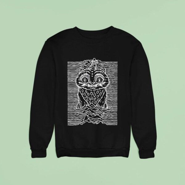 Derpy Tiger And Sussy In The Style Of Joy Division S Unknown Pleasures Sweatshirt