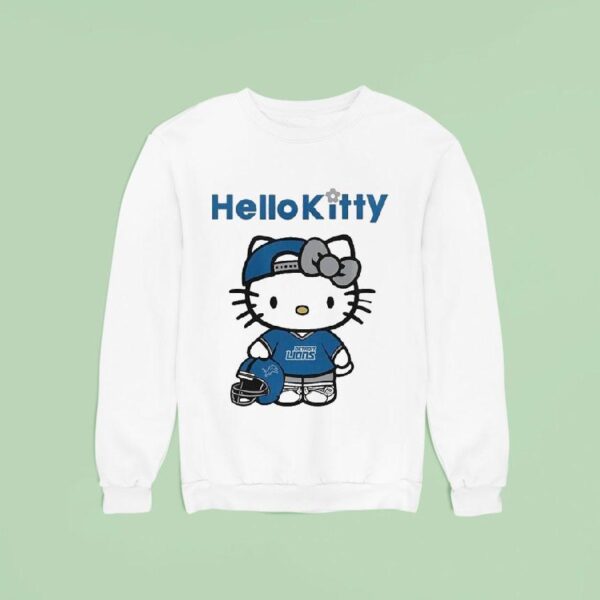 Detroit Lions Cat Hello Kitty Sweatshirt