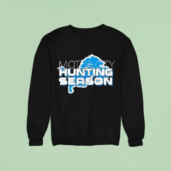 Detroit Lions Motor City Hunting Season Sweatshirt