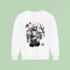 Din Djarin And Grogu In Japanese Sumi E Style Sweatshirt