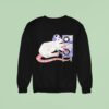 Dj Rat Faux Two Piece Sweatshirt