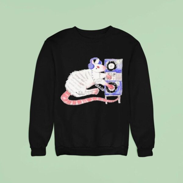 Dj Rat Faux Two Piece Sweatshirt