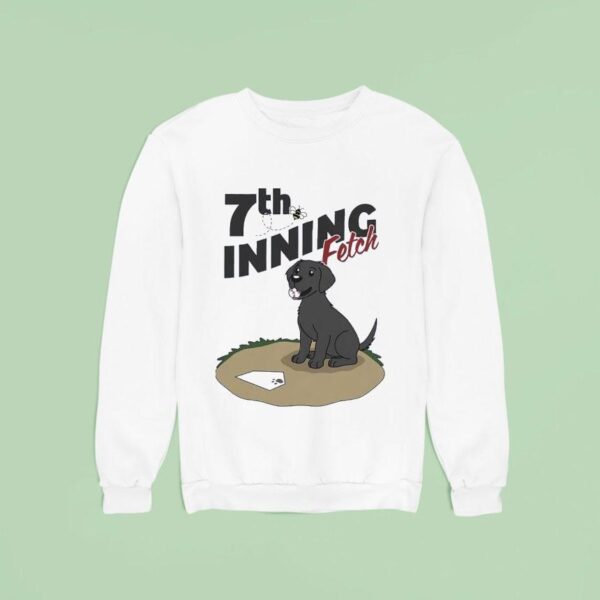 Dog Th Inning Fetch Baseball Sweatshirt