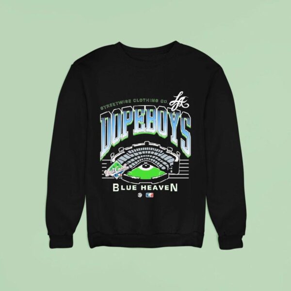 Dopeboys Blue Heaven Streetwise West Coast Stadium Sweatshirt