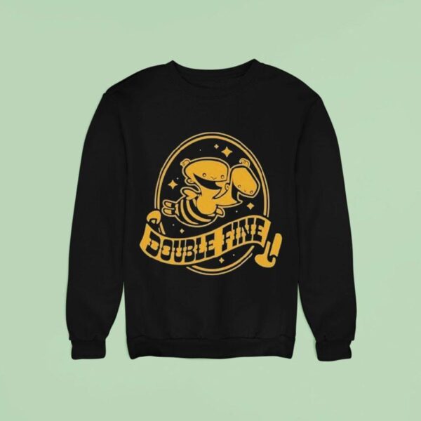 Double Fine Golden Two Headed Baby Sweatshirt