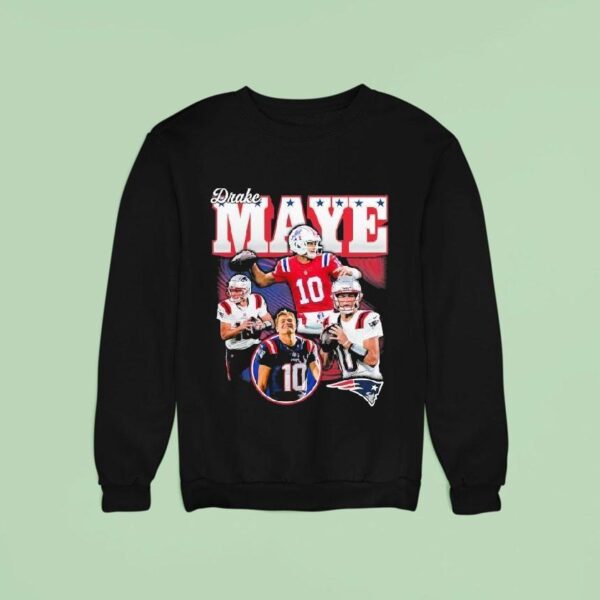 Drake Maye New England Patriots Notorious Sweatshirt