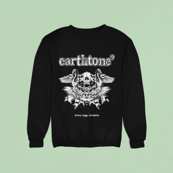 Earthtone Ltd Ed Black Swan Roulette Sweatshirt