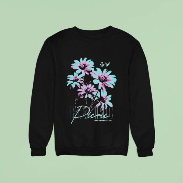 Electric Picnic Music And Arts Festival Flowers Sweatshirt
