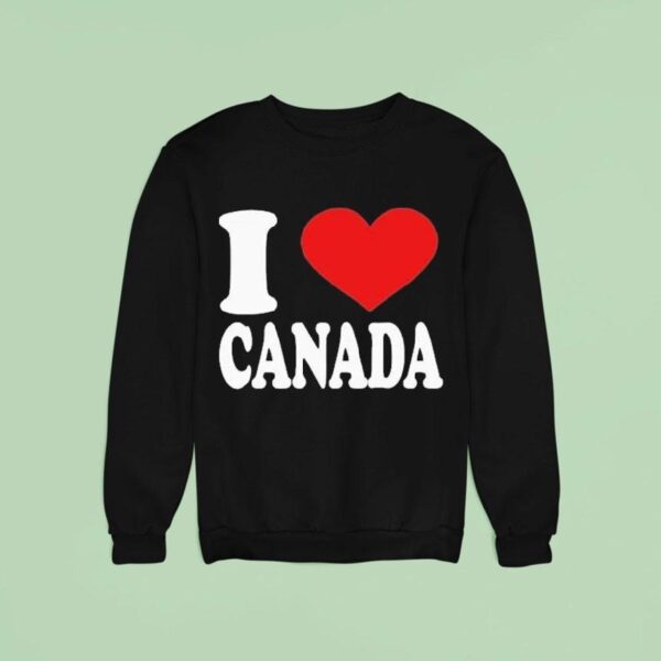 Elon Musk I Love Canada Sweatshirt