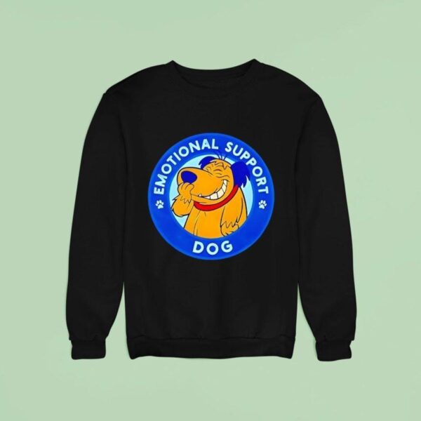 Emotional Support Dog Logo Graphic Sweatshirt