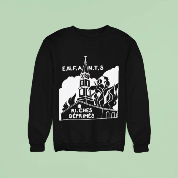 Enfants Riches Deprimes Burning Church Sweatshirt
