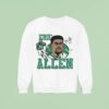 Eric Allen Philadelphia Eagles Football Signature Cartoon Sweatshirt