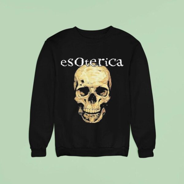 Esoterica Paper Skull Sweatshirt