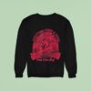 Everything Comes In Waves Pink Palm Puff Sweatshirt