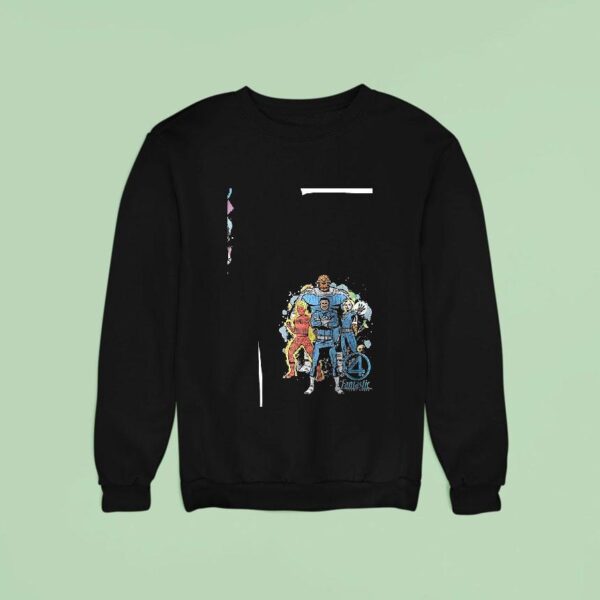Fantastic Four The Worlds Grates Heroes Comic Sweatshirt