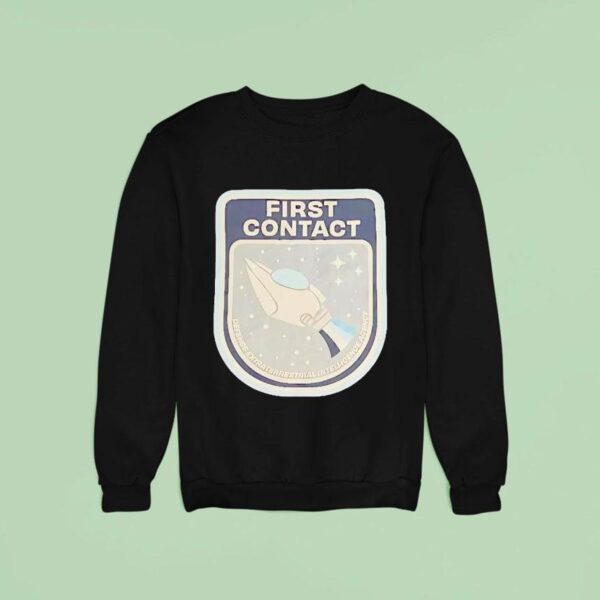 First Contact Defense Extraterrestrial Intelligence Agency Sweatshirt