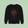 Florence Black Cross Sweatshirt