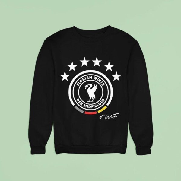 Florian Wirtz Der Midfielder Liverpool Fc Signature Sweatshirt