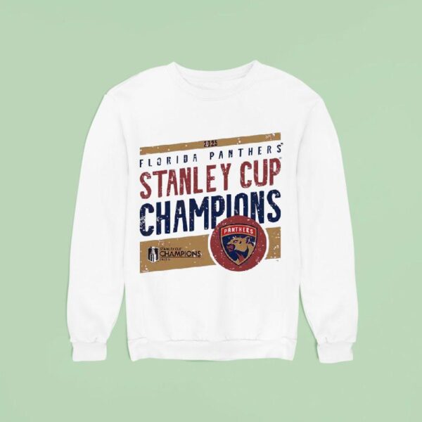 Florida Panthers Stanley Cup Champions Logo Vintage Sweatshirt