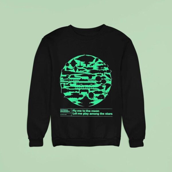 Fly Me To The Moon Let Me Play Among The Stars Sweatshirt
