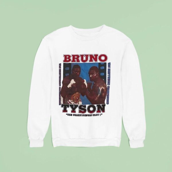 Frank Bruno Vs Mike Tyson Wbc Heavyweight Championship Vintage Sweatshirt