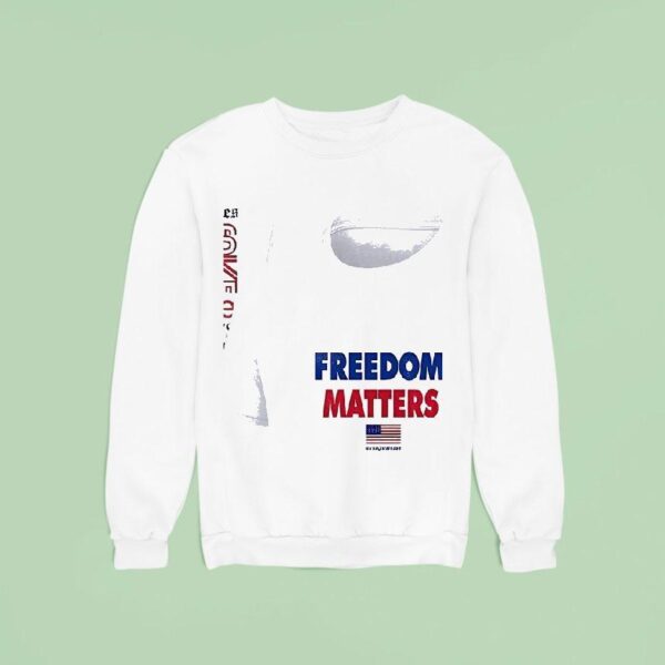 Freedom Matters Fake News Hashtag Sweatshirt