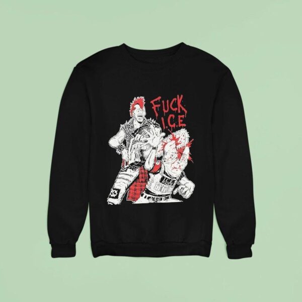 Fuck Ice Ice Police Rock Punk Sweatshirt