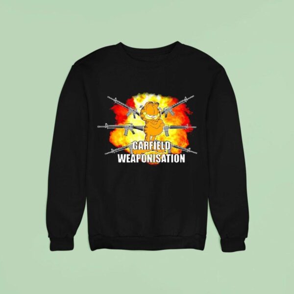 Gafield Weaponization Gun Fire Sweatshirt